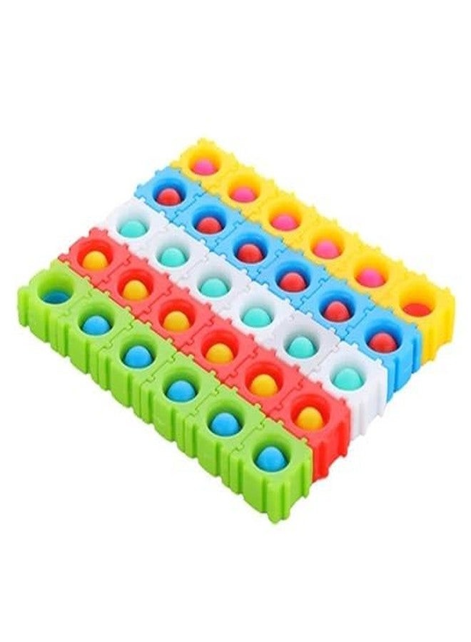 Caltero Toys Pop It Puzzle, Push Pop Bubble Toy, Plastic Fidget Sensory Toy with Sliding Lock Mechanism for Kids-2024-1PCS - Image 1